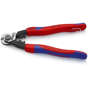 Knipex 7-1/2″ Wire Rope Cutters with Tether Attachment (9562190TBKA) - view 2