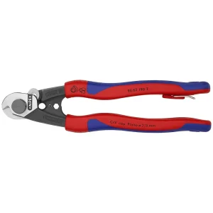 Knipex 7-1/2″ Wire Rope Cutters with Tether Attachment (9562190TBKA) - view 3