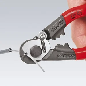 Knipex 7-1/2″ Wire Rope Cutters with Tether Attachment (9562190TBKA) - view 4