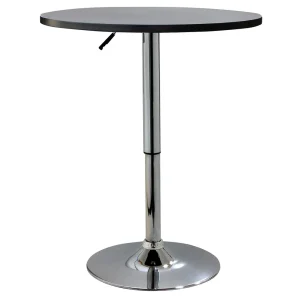 AmeriHome Round Wood Top Bistro Table (BTABLEW)