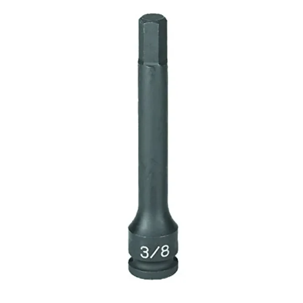 Grey Pneumatic 3/8″ Drive x 7mm Hex Driver 4″ Length (19074M)