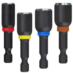 Milwaukee 4-Piece SHOCKWAVE 1-7/8 in. Magnetic Nut Driver Set