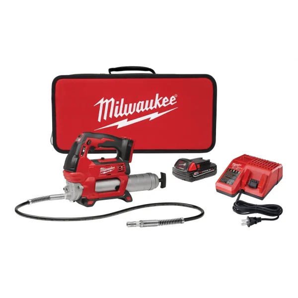 M18 Cordless 2-Speed Grease Gun w/ (1) Battery Kit