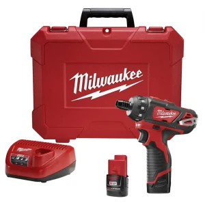 M12 1/4″ Hex 2-Speed Cordless Screwdriver w/ (1) Battery Kit