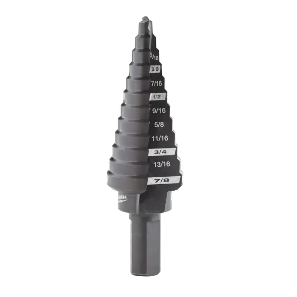 Milwaukee #4 Step Drill Bit 3/16 in. – 7/8 in.