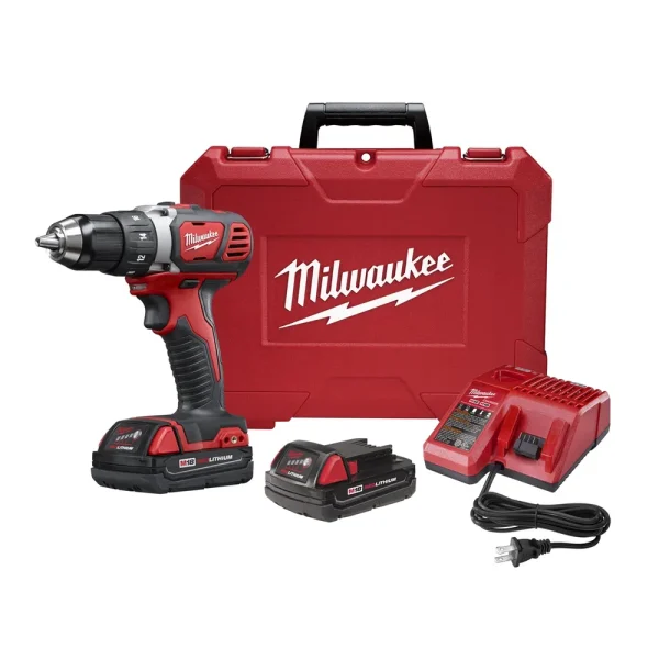 M18 Compact 1/2″ Drill Driver w/ (2) Batteries Kit