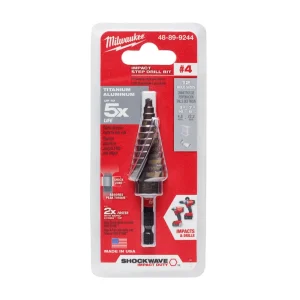 Milwaukee 3/16 in. – 7/8 in. SHOCKWAVE Impact Step Drill Bit, #4