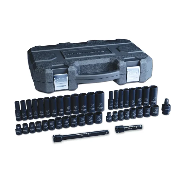 44 Pc. 3/8″ Drive 6 Point SAE/Metric Standard/Deep KDT84916N