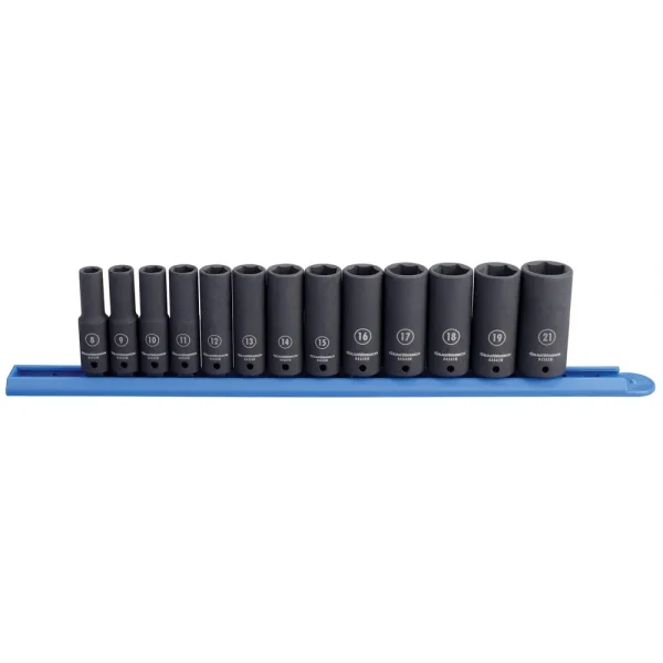 13 Pc. 3/8″ Drive 6 Point Metric Deep Impact Socket Set KDT84914N