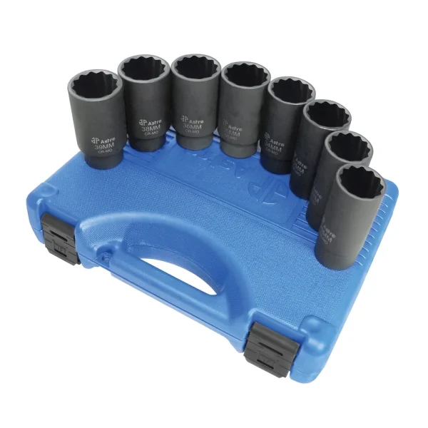 8pc 12-Point Axle Nut Socket Set AST78868