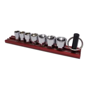 7 Piece Dual Drive SAE Shallow Chrome Sockets Set VIMDD400