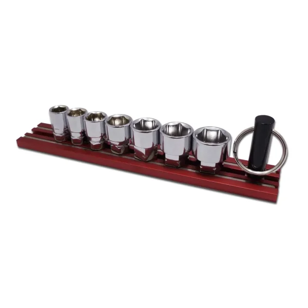 7 Piece Dual Drive SAE Shallow Chrome Sockets Set VIMDD400