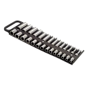 3/8″ Drive Black Magnetic Socket Holder for 28 Sockets LIS40210