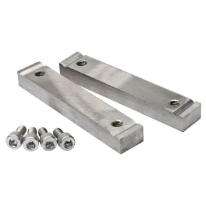 Yost YSJ-23 Smooth Jaws Steel 304SS for Model SSV-0406 Bench Vise - view 2