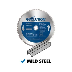 Evolution Power Tools 12 In. Steel x 60T x 1 In. Arbor 12BLADEST - view 2