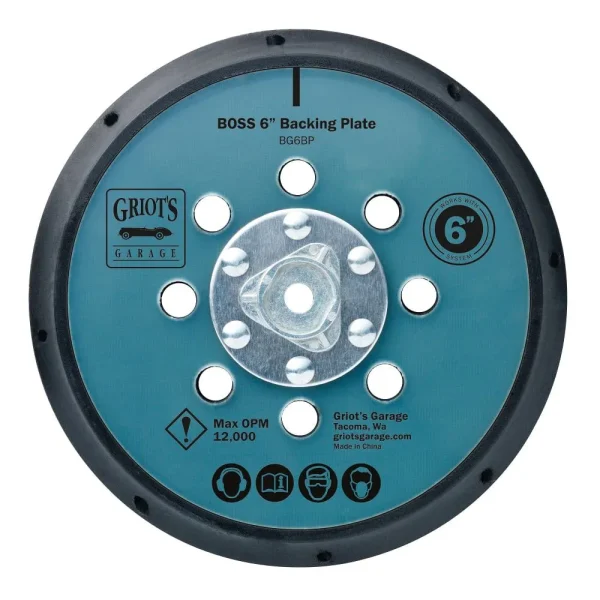 Griot’s Garage BOSS 6 In. Backing Plate BG6BP