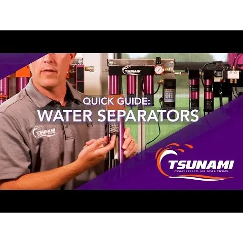 Tsunami 1/4 In. 250 PSI Filtration Water Separator 20 CFM with Float Drain 21999-0390