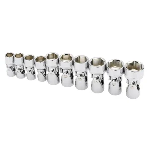 Ingersoll Rand Hand Tools 10 Piece 6 Pt Metric Universal Joint Socket Set 752035X - view 3