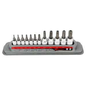 Ingersoll Rand Hand Tools 12 Piece Tamper Proof Torx Bit Socket Set 752031X