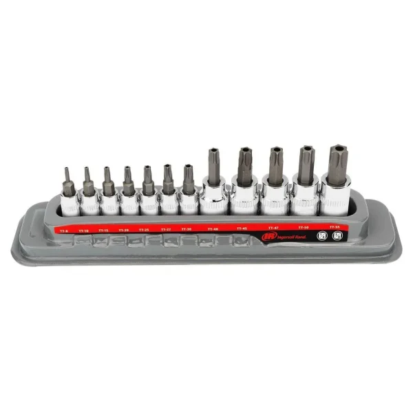Ingersoll Rand Hand Tools 12 Piece Tamper Proof Torx Bit Socket Set 752031X