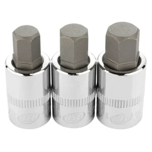 Ingersoll Rand Hand Tools 3 Piece 1/2 In. Drive SAE Hex Bit Socket Set 752030X - view 2