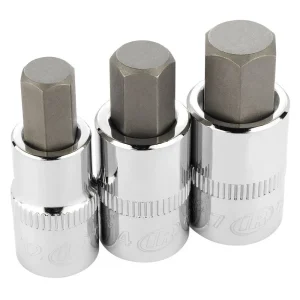 Ingersoll Rand Hand Tools 3 Piece 1/2 In. Drive Metric Hex Bit Socket Set 752029X - view 3