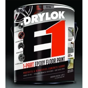 Drylok E1 Epoxy Floor Coating Gallon Gray