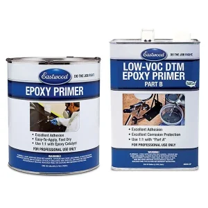 Eastwood White Epoxy Primer and Catalyst for Automotive Car Paint – 2 Gallon Kit - view 2