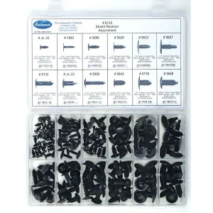 Black Nylon Retainer Assortment – 168pcs – Disco Automotive - view 3