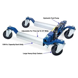 Eastwood Hydraulic Wheel Dolly 2 Piece Set - view 4