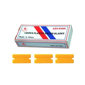 Plastic Razor Blades 100 pack AES 87606 - view 2