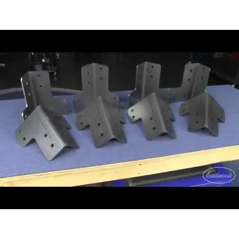 Eastwood Shop Table Kit Unpainted Bare Steel