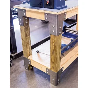 Eastwood Shop Table Kit Unpainted Bare Steel - view 3