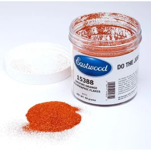Eastwood Lakepipe Orange Holographic Flakes 50g - view 2
