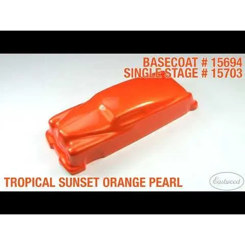 Eastwood 4:1 Tropical Sunset Orange Pearl – Basecoat – Automotive Car Paint – Gallon