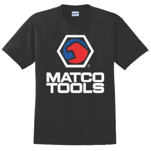 MEN’S BLACK TEAM SHOP T-SHIRT WITH ICONIC MATCO LOGO – L