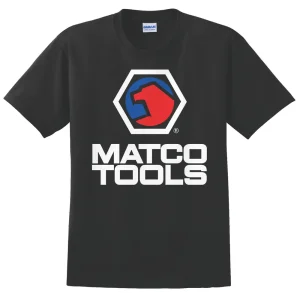 MEN’S BLACK TEAM SHOP T-SHIRT WITH ICONIC MATCO LOGO – XL