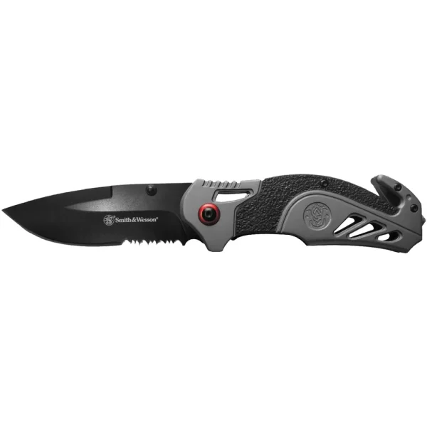 SMITH u0026 WESSON® SPRING ASSISTED RED LINER LOCK KNIFE