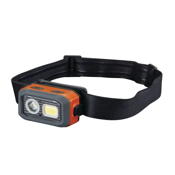 500 LUMENS RECHARGEABLE HEAD LAMP WITH SENSOR-ORANGE