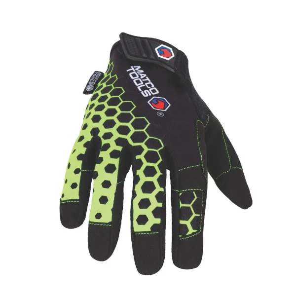 MECHANICS GLOVES GREEN – M