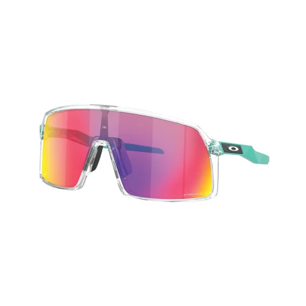 SUTRO SUNGLASS WITH CLEAR FRAME WITH CELESTE EARSTEMS AND PRIZM™ ROAD LENSES