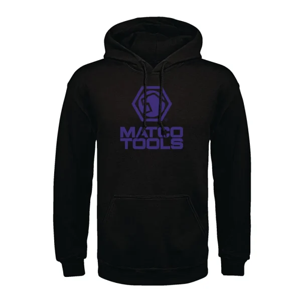 PURPLE LOGO HOODIE – S