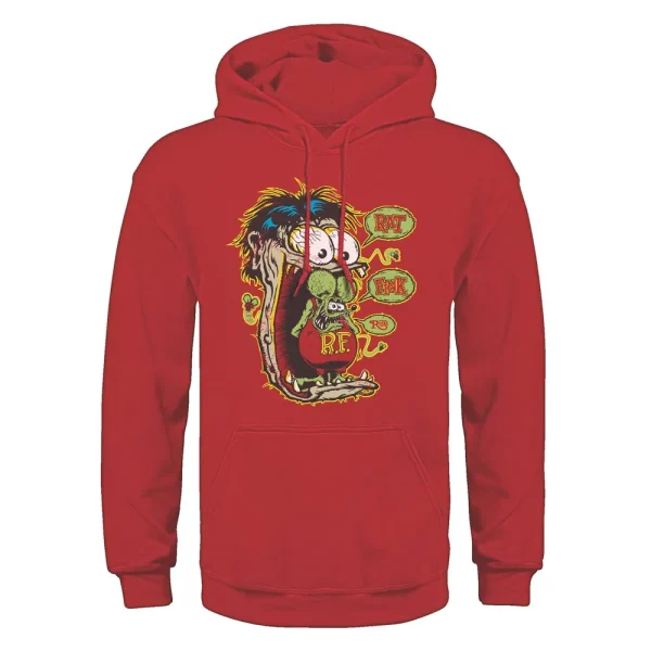 RAT FINK RED BLAST HOODIE-M
