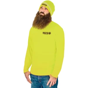 HIGH VIS LONG SLEEVE – YELLOW – 3XL - view 3