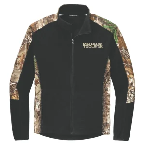 CAMO MICROFLEECE FULL ZIP JACKET – M