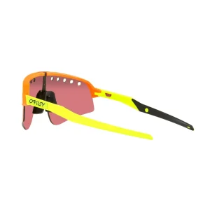 OAKLEY® SUTRO LITE SWEEP MATTE ORANGE/TENNIS BALL YELLOW WITH PRIZM™ TRAIL TORCH VENTED LENSES - view 4
