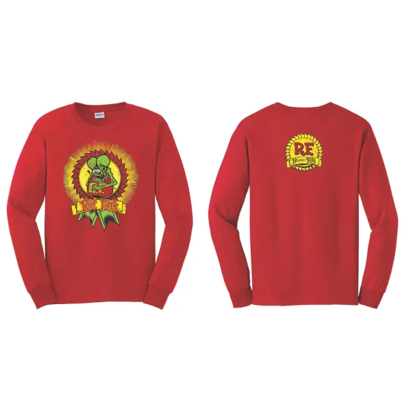 RAT FINK RED LONG SLEEVE SHIRT – 2XL