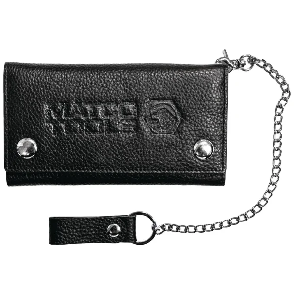 BLACK LEATHER WALLET