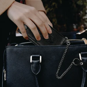 BLACK LEATHER WALLET - view 2