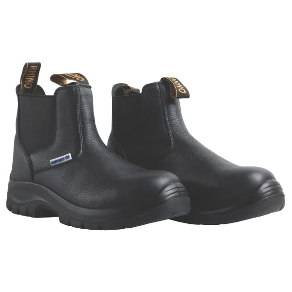 BLACK SLIP ON BOOT SIZE 10.5